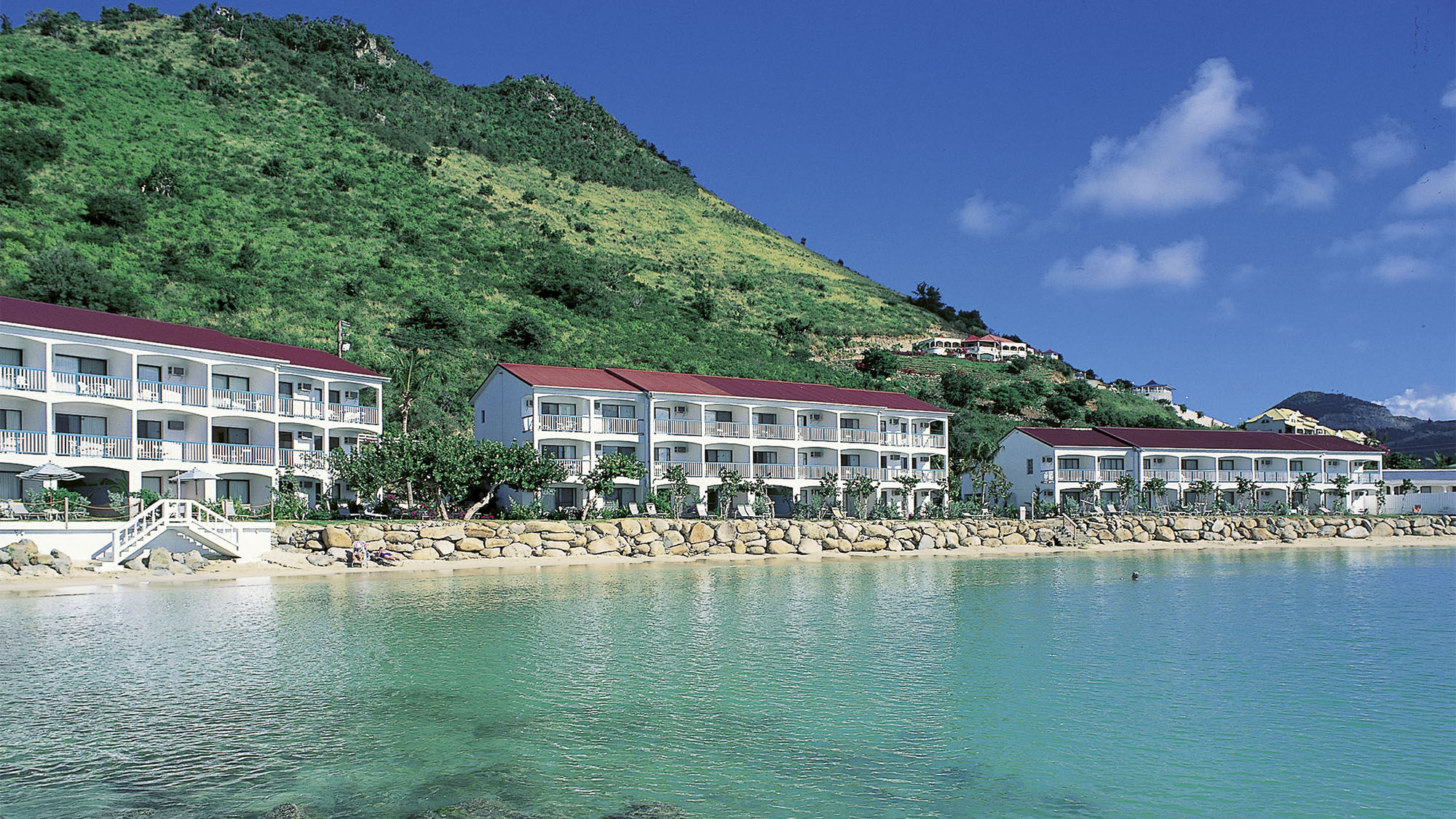 The Grand Case Beach Club is a 72-room property that opened in 1976 on St. Martin’s Grand Case Bay and has a high percentage of returning guests.