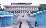 The Joint Security Area is the only area in the Demilitarized Zone where North and South Koreans stand face to face and is used by the two Koreas for diplomatic engagements.