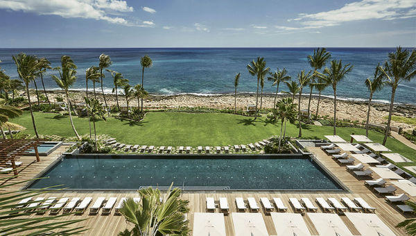 The resort’s adults-only pool, one of three swim areas at the resort. The resort’s adults-only pool, one of three swim areas at the resort.