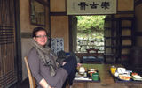 The author has a traditional breakfast at Hahoe Village in Andong.