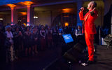 Alan Cumming gave a memorable performance of ''Mein Herr'' from the show ''Cabaret,'' adapted for the occasion as a tribute to Barry Liben, who is retiring at the end of the year.