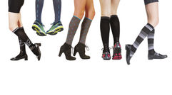 What's New, What's Hot is Travel Weekly's look at useful and fun travel gadgets, edited by Joe Rosen. First up, a trio of socks for traveling, starting with Lily Trotters Compression Socks. These stylish, imaginatively designed socks are both practical and good looking. Easy to get on and take off and light enough to wear with shoes, Lily Trotters socks deliver a comfortable yet supportive degree of compression. Styles range from Four Kisses (featuring ''X X X X'' kisses running up from the heels) to Candy Stripes.