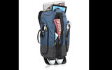 The Velocity Backpack Duffel, part of what New York's Solo outfit calls its Velocity Hybrid collection, not only has room in a dedicated pocket for a 17.3-inch laptop but also for a change of clothes including a pair of shoes. In addition, the backpack/duffel includes an interior pocket for a tablet, side zippered pockets, a handle for when you want to carry it like an overnight bag and a padded back and straps. The bag, which weighs 1.6 pounds and measures 20 by 8 by 11 inches, comes in two colors, blue and gray.