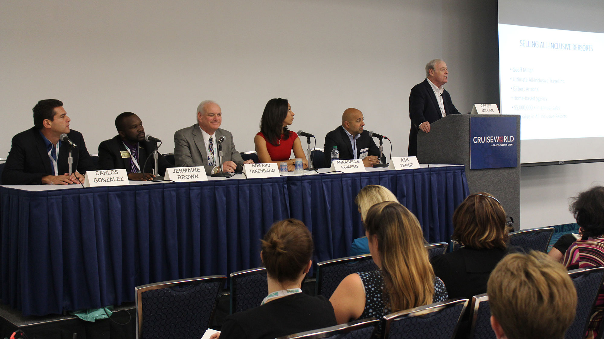 CruiseWorld's panel on all-inclusives.