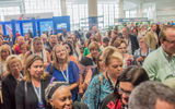 CruiseWorld attendees at the Fort Lauderdale convention center before the general session.