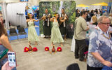 Dancers at the Hawaiian Island booth entertained the crowd at the CruiseWorld exhibitor showcase.