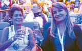 Amy Gerling of Easts Greenbush Travel in Albany, N.Y., and Ana Paula Rocha of Cruise Planners in Coconut Creek, Fla., at the launch party onboard the Harmony.