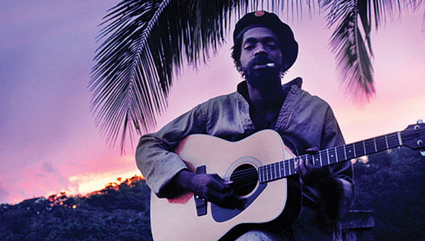 The musician Donald Kinsey, outside Ocho Rios. The musician Donald Kinsey, outside Ocho Rios.