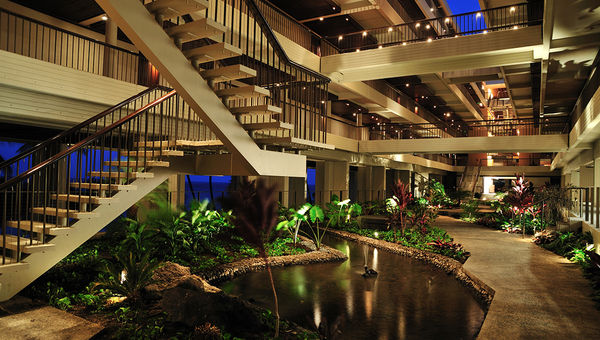 The lobby of the Mauna Kea Beach Hotel. The lobby of the Mauna Kea Beach Hotel.