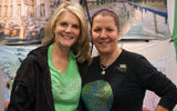 Cruise Planners CEO Michelle Fee (left) and COO Vicky Garcia used the exhibitor showcase to network with prospective agents as well as suppliers.
