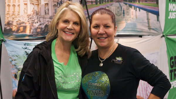 Cruise Planners CEO Michelle Fee (left) and COO Vicky Garcia used the Exhibitor Showcase to network with prospective agents as well as suppliers. Cruise Planners CEO Michelle Fee (left) and COO Vicky Garcia used the Exhibitor Showcase to network with prospective agents as well as suppliers.
