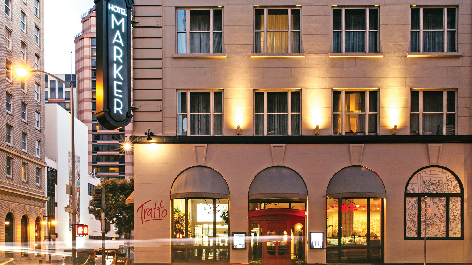 The Marker in San Francisco was moved from Two Roads' Destination Hotels division to the Joie de Vivre brand.