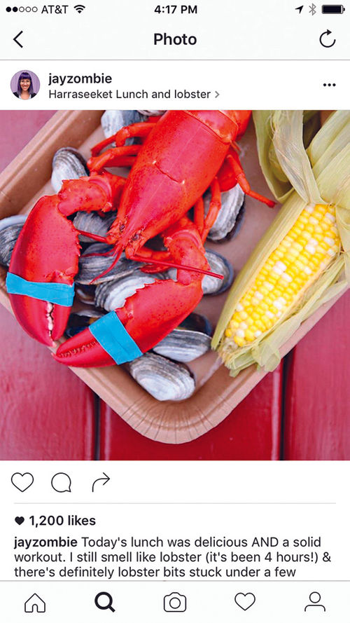 Jessica Zollman was one of five Instagram influencers selected by BVK for the Maine Office of Tourism’s marketing campaign.