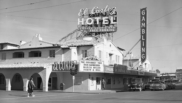 When the El Cortez was built in 1941, it was one of the first properties to include hotel rooms and dining along with a casino. When the El Cortez was built in 1941, it was one of the first properties to include hotel rooms and dining along with a casino.