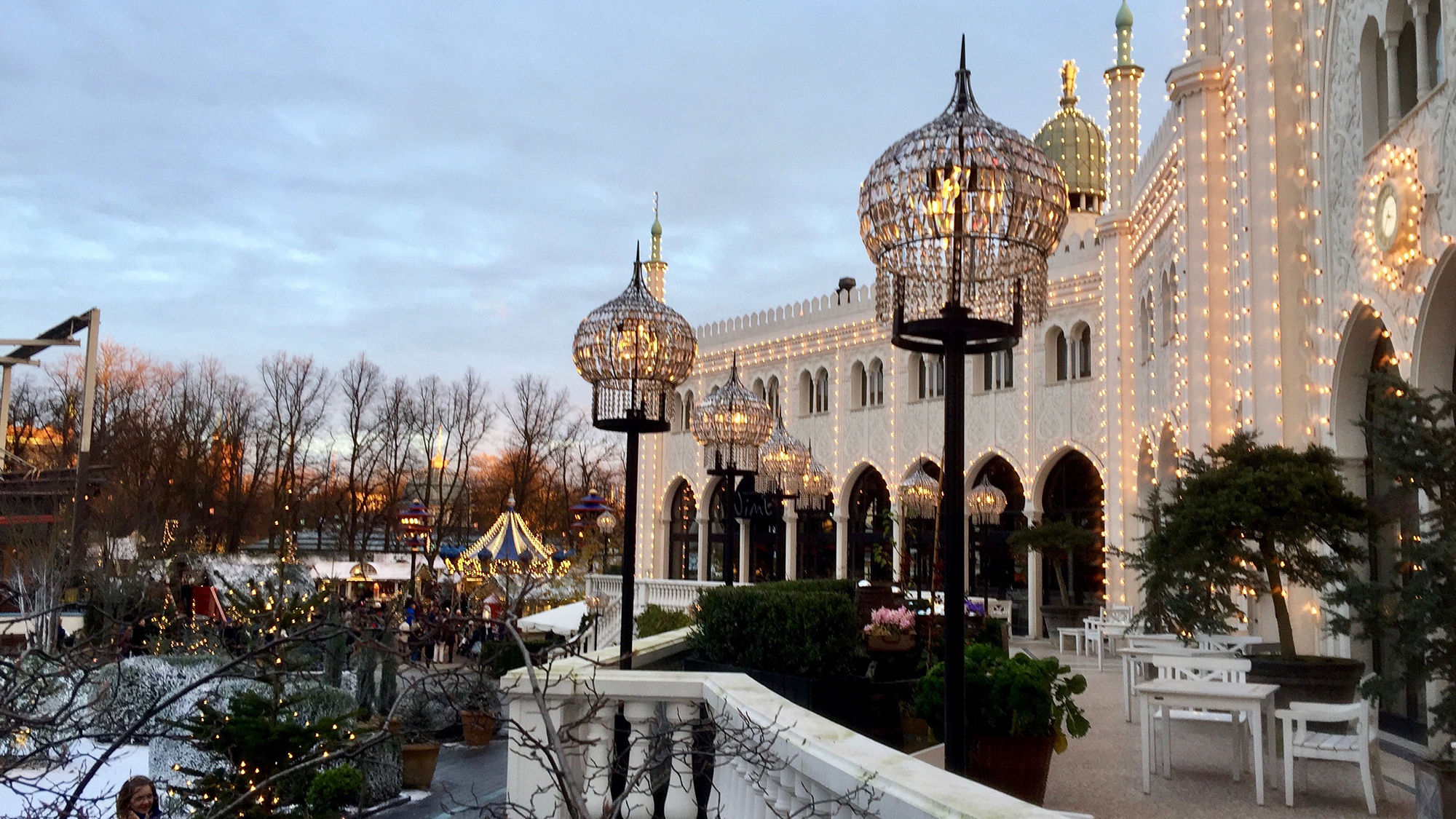 Tivoli Gardens in Copenhagen