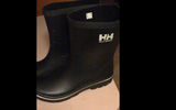 Looking to protect your feet in wet and cold winter weather? These boots should do the trick. Made by a company famous for producing top-quality protective gear since 1877, the Helly Hansen Midsund 2 Wellies have a rubber vulcanized upper, a hydrophobic cotton interior lining for warmth, a protective rubber midsole, an EVA footbed and a durable rubber outsole. These boots are designed to last and come in a variety of sizes and colors (black, charcoal, navy and dark green).