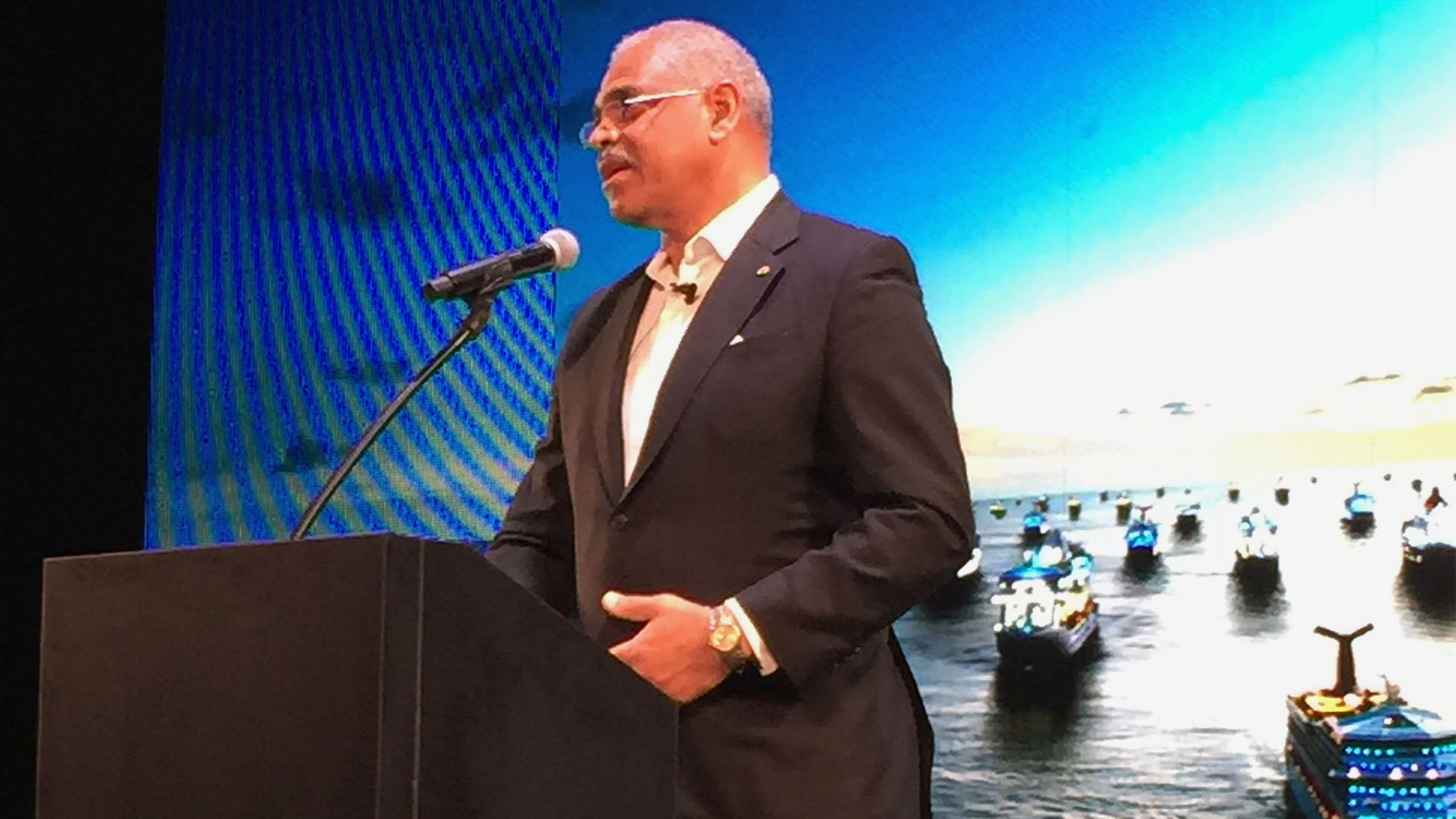 "The future is going to take a little time. Their call. You just have to put yourself in their shoes," Carnival Corp. CEO Arnold Donald said.