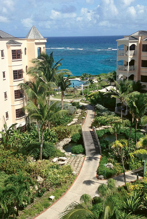 Gardens and lush foliage dot the grounds of the Crane resort in Barbados. Gardens and lush foliage dot the grounds of the Crane resort in Barbados.