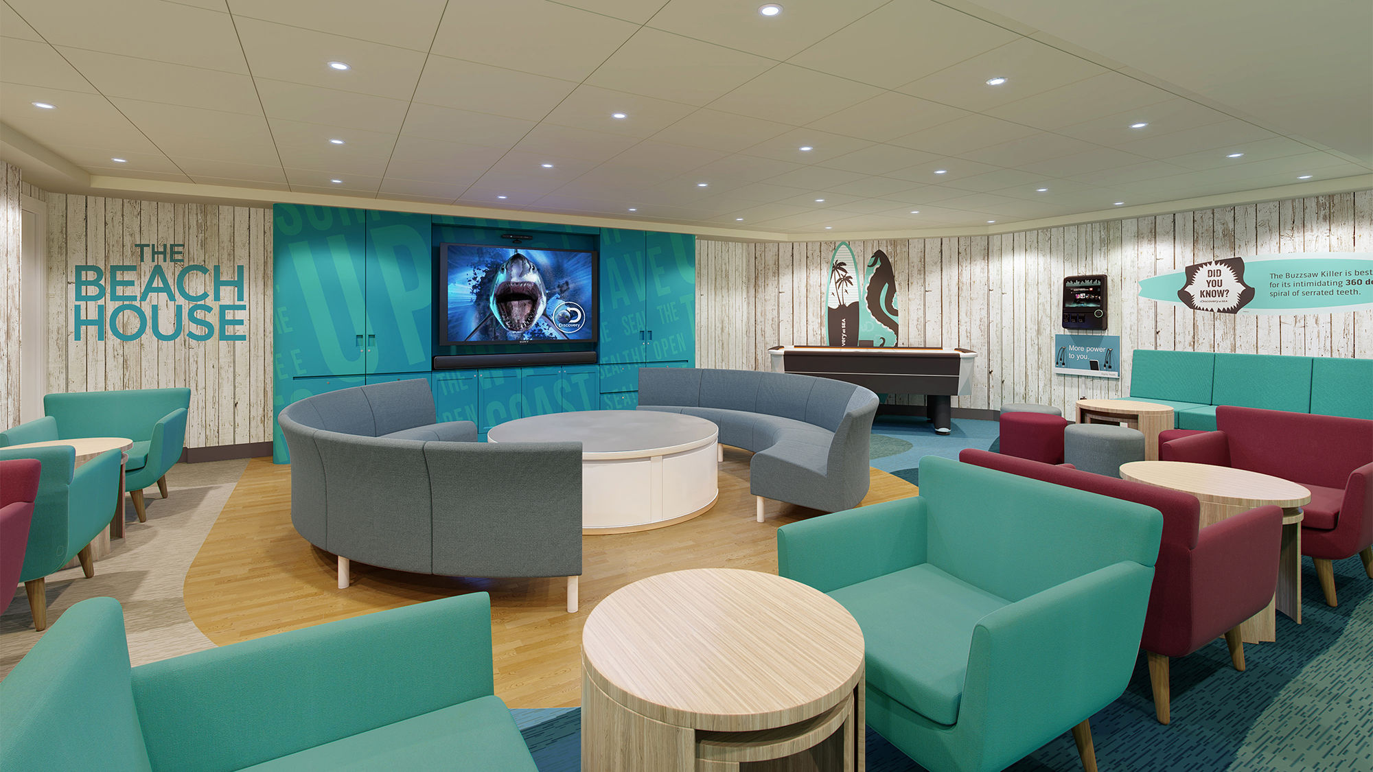The Beach House will be for kids ages 13 to 17.