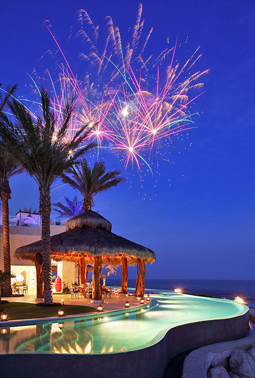 Guests simply launch the customized fireworks display at the push of a button. Guests simply launch the customized fireworks display at the push of a button.
