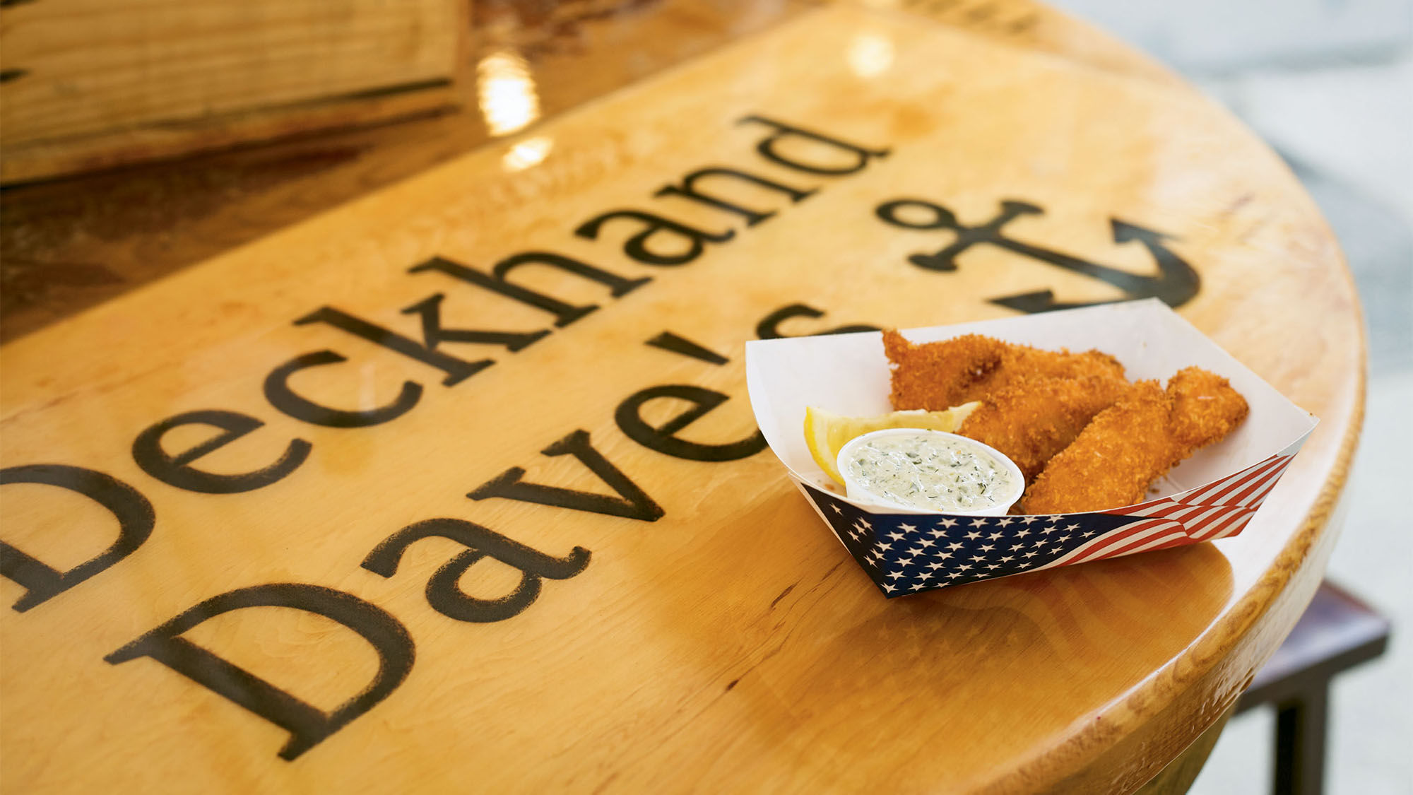 Panko-crusted salmon at Deckhand Dave’s, one of the stops on Kelly “Midgi” Moore’s Juneau Food Tours.