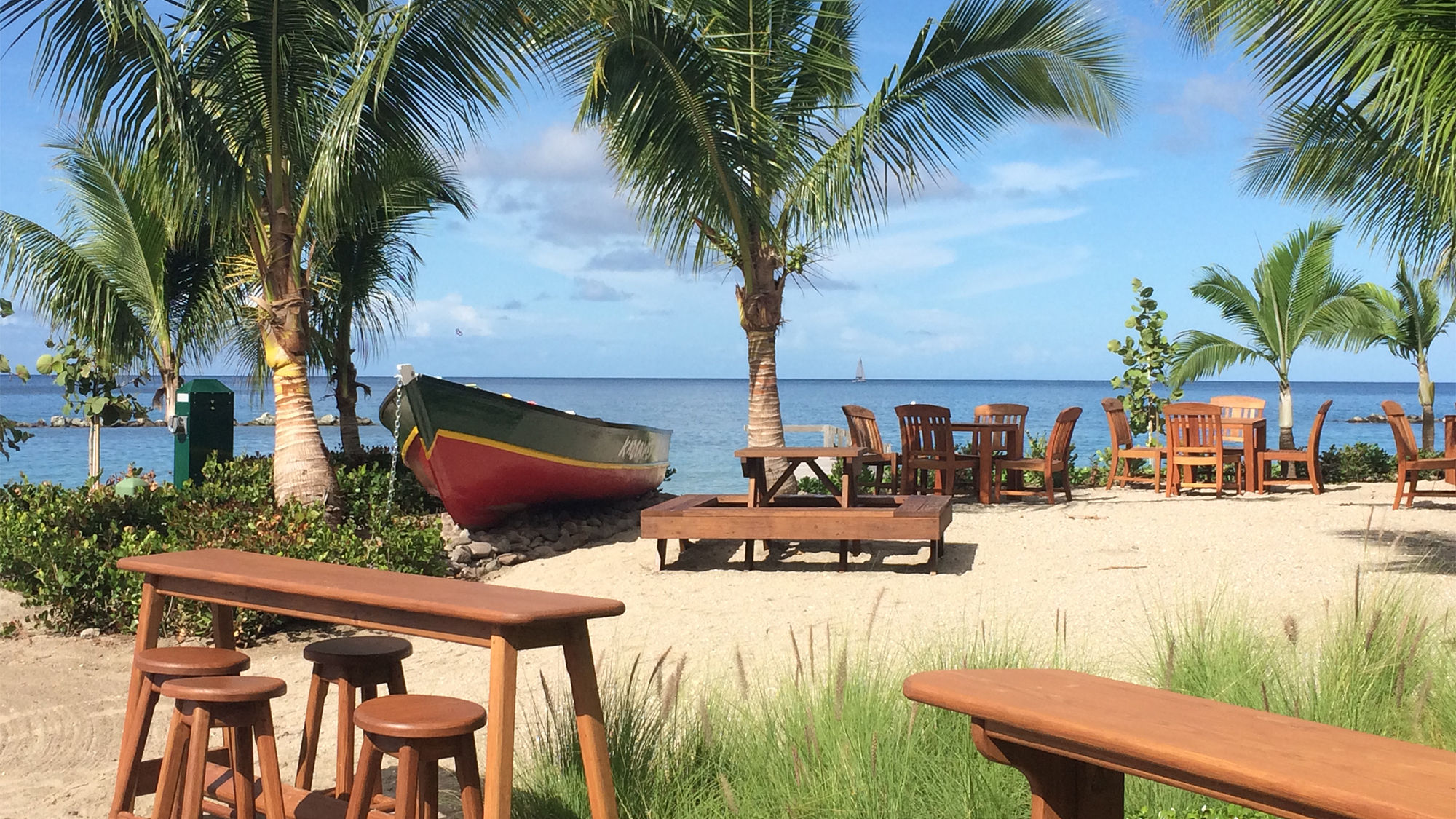 The Four Season Resort Nevis opened its Kastawey Beach Bar in time for the winter season.