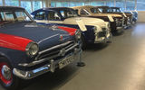A few of the models displayed at Mezhyhirya's Museum of Antique Cars.