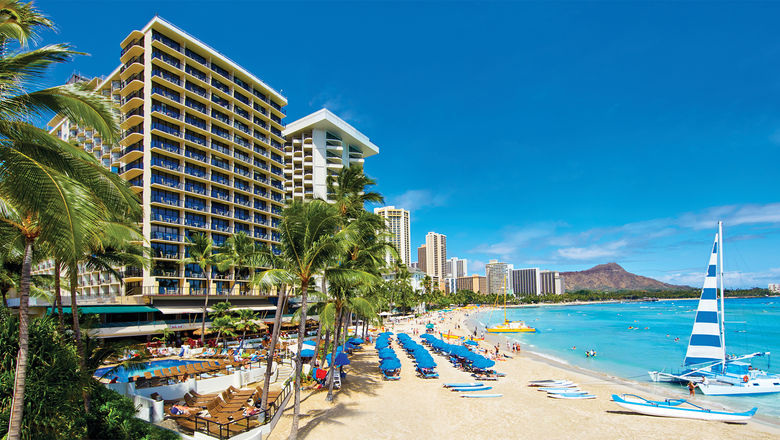 The Outrigger Waikiki Beach Resort is one of the properties KSL acquired in its purchase of Outrigger Hotels and Resorts.
