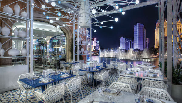 Bellagio's Lago patio. Bellagio's Lago patio.