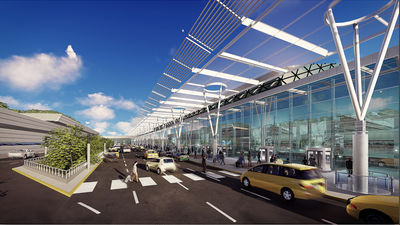 In addition to a $7 billion airport renovation, the governor's JFK plan calls for up to $2 billion in roadway and public transportation improvements.