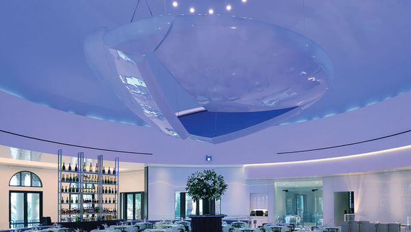 The "Moon" ceiling scuplture at Mr. Chow in Caesars Palace, which celebrated its 50th anniversary last year. The "Moon" ceiling scuplture at Mr. Chow in Caesars Palace, which celebrated its 50th anniversary last year.
