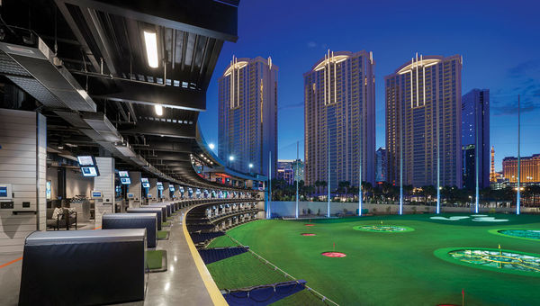 Topgolf opened May 19 as the company's flagship location. Topgolf opened May 19 as the company's flagship location.