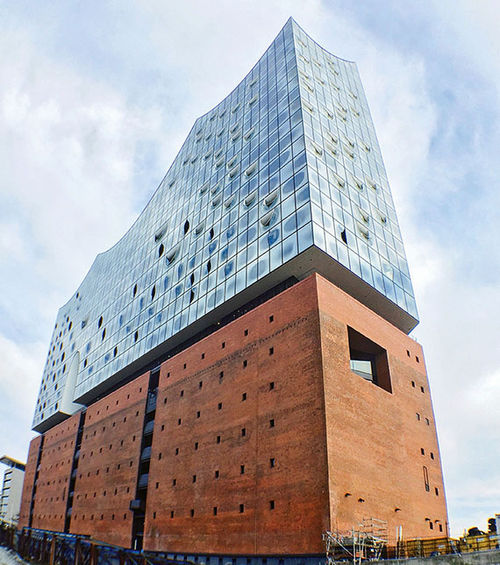 The Elbphilharmonie Concert Hall.