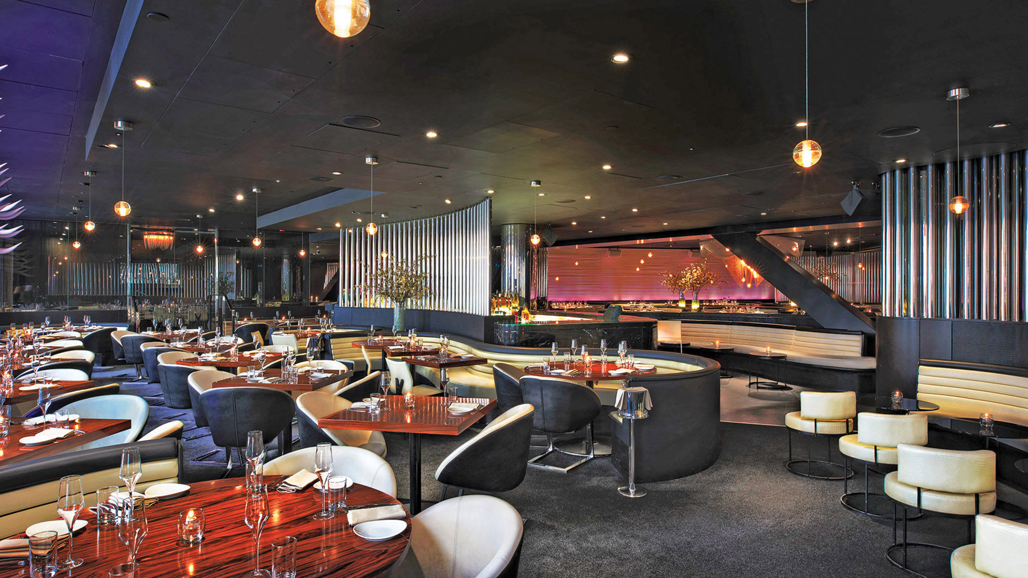 The STK Restaurant is one of the dining options at the Me London in the city’s West End.