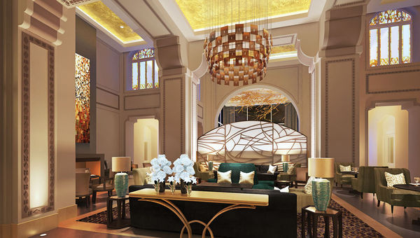 The lobby of the Royal Savoy. The lobby of the Royal Savoy.