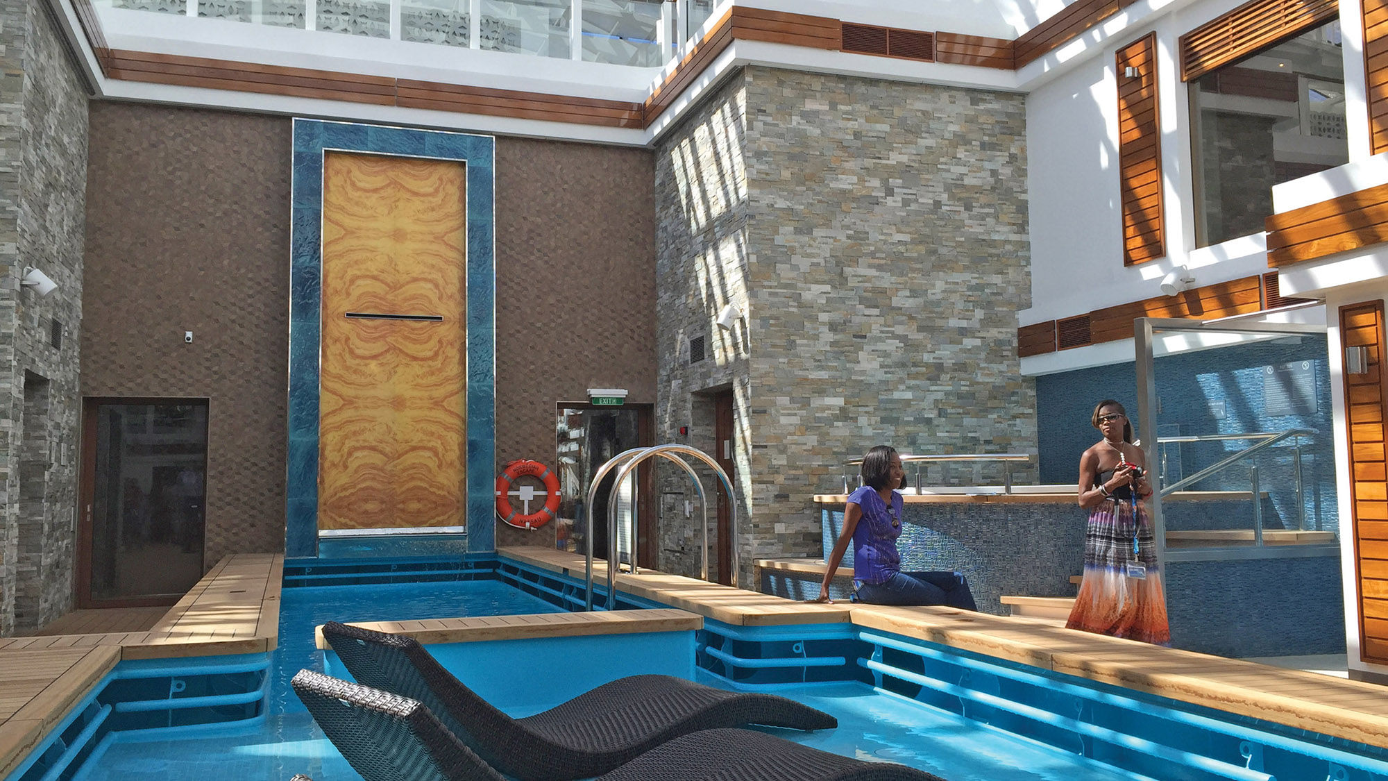 Accommodations in the Haven luxury area can be bid on separately.
