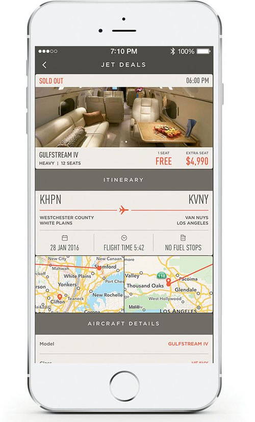 All JetSmarter flights are booked directly through its company app. All JetSmarter flights are booked directly through its company app.