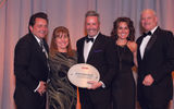 Kevin Froemming and Karen Callahan of Playa Hotels and Resorts, Travel Weekly's Bruce Shulman and Playa's Andrea Wright and Howard Tanenbaum.
