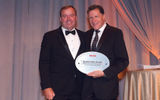 AmaWaterways' Gary Murphy and Travel Weekly's Arnie Weissmann.