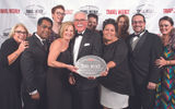 Karisma Hotels & Resorts employees with top-producing agents: Mary Jo Nelson of Travel Partners, Thomas Varghese of Travel Tom, Pamela Walker of I Do Weddings Away, Tina Hearn of Paradise Weddings and Travel, Mandy Chomat of Karisma, Sarah Bonsall of Sunset Travel, Vanessa Martinez of Centre Holidays, Shelli Nornes of Romance Travel Group, Daniel Scheiman of Karisma and Emily Bertsch of VIP Vacations.