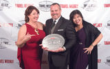 Michele Saegesser, Rob Huffman and Sandra Marshall of Viking Cruises.