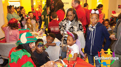 Volunteer Angelica Rivera, left, donned an elf's outfit and a paintbrush during Protravel International's annual Children's Holiday Party at New York's Mount Sinai Downtown hospital. The party, held in conjunction with the Children’s Brain Tumor Foundation, invited young patients, their families and caregivers to enjoy activities such as a magic show, a bounce house, live music and a visit from Santa. Each of the 400 kids who attended also received a gift.