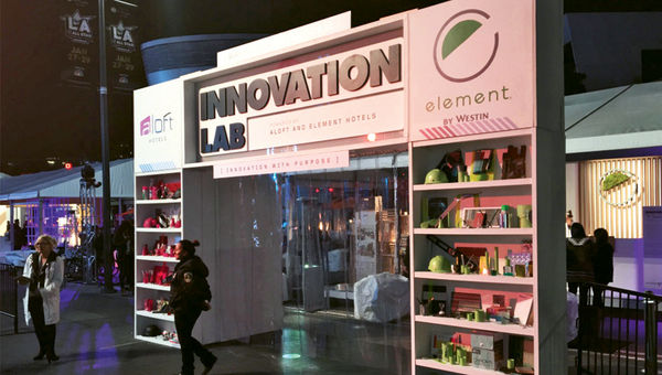 Marriott International touted the latest features for the Aloft and Element brands at its Innovation Lab. Marriott International touted the latest features for the Aloft and Element brands at its Innovation Lab.