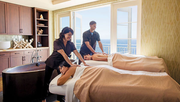Terranea’s 50,000-square-foot spa has 25 luxury treatment rooms, all of which face the ocean.