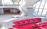 The sunken lounge of the TWA Flight Center will be a centerpiece of the hotel.