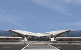 The wing-shaped TWA Flight Center at JFK, designed by Finnish architect Eero Saarinen, is said to be devoid of right angles.