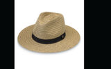 This lightweight fedora for men from the Boulder, Colo., hat vendor is just the thing when you have travel in mind in that it pops back into shape after being folded into a suitcase or carryon. The Wallaroo Palmer Hat, which has a 3.5-inch brim, a black ribbon trim and an internal draw string for an adjustable fit, is available in two sizes, M/L (7 3/8 inches) and L/XL (7 5/8), and two colors, natural as well as a mix of natural and black.