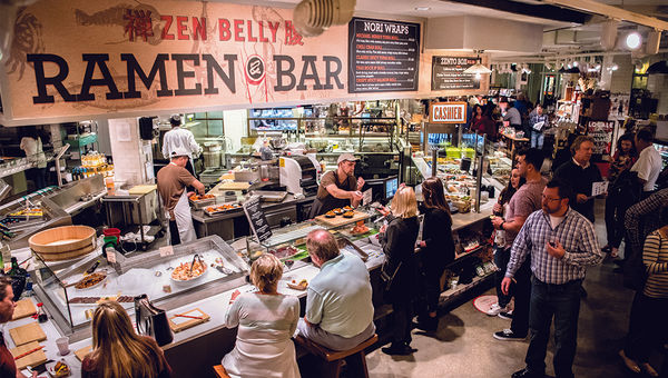 The Zen Belly station at Locale Market, part of the tasting tour on First Fridays. The Zen Belly station at Locale Market, part of the tasting tour on First Fridays.