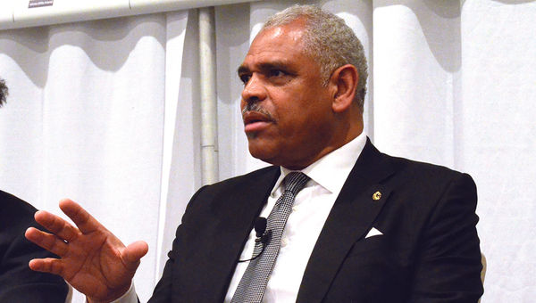 Arnold Donald, CEO of Carnival Corp., at the New York Times Travel Show. Arnold Donald, CEO of Carnival Corp., at the New York Times Travel Show.