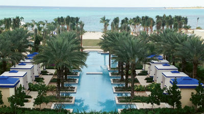 View from the terrace of the Espa Spa at Baha Mar.